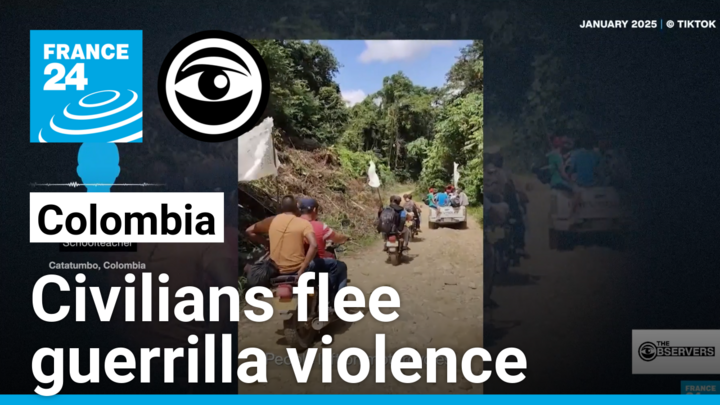 Civilians in the Catatumbo region of northern Colombia are fleeing a new outbreak of fighting between rebel groups.